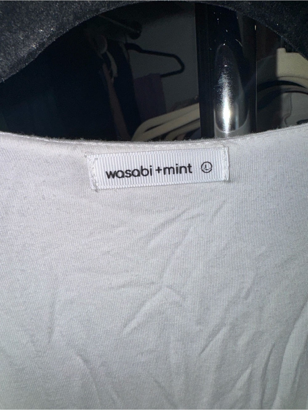 Wasabi + Mint Women's Cream Scoop Neck Long-Sleeve Tee - Picture 2 of 3